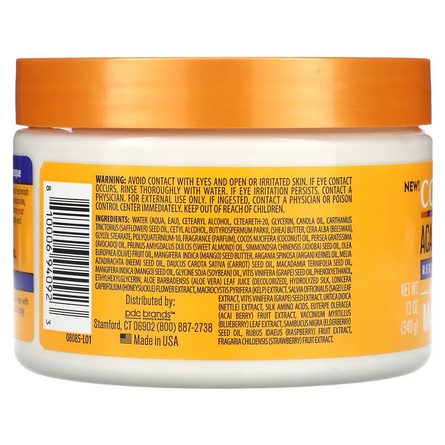 Cantu, Revitalizing Treatment Masque, Acai Berry - 12 oz - Beauty Exchange Beauty Supply
