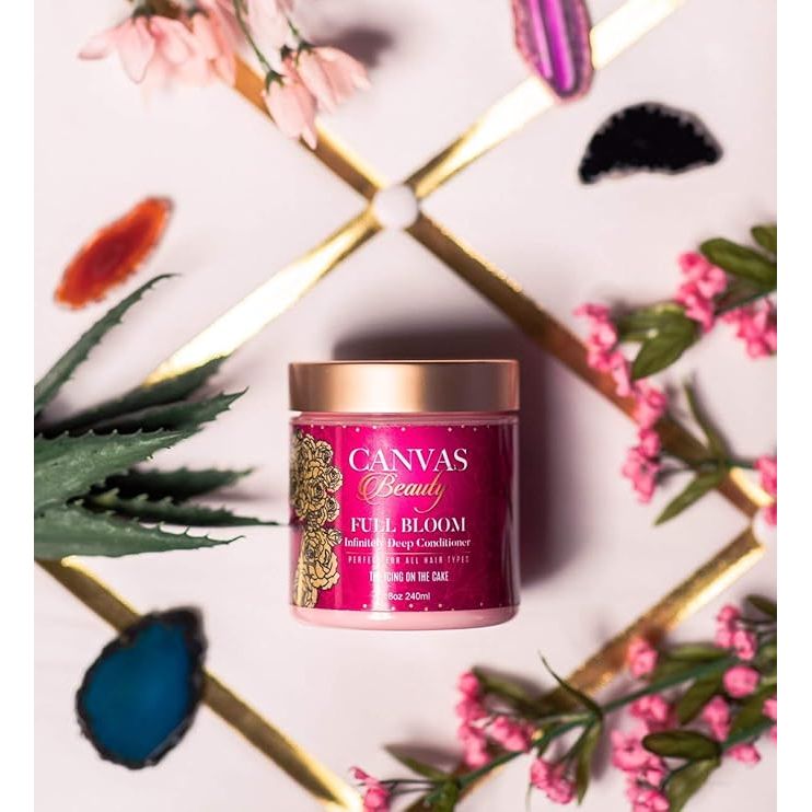 Canvas Beauty Full Bloom Infinitely Deep Conditioner – 8 oz | For All Hair Types - Beauty Exchange Beauty Supply