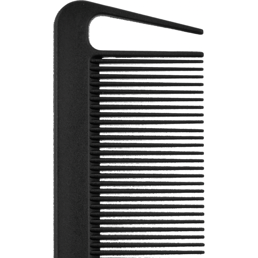 Carbon Fiber - Rat Tail Comb | Plastic | Carbon Fiber | Metal End For Styling | Accurate Parting | Heat Resistant | Comfy Grip | Durable | Sleek Look | Detangling | Portable | - Beauty Exchange Beauty Supply