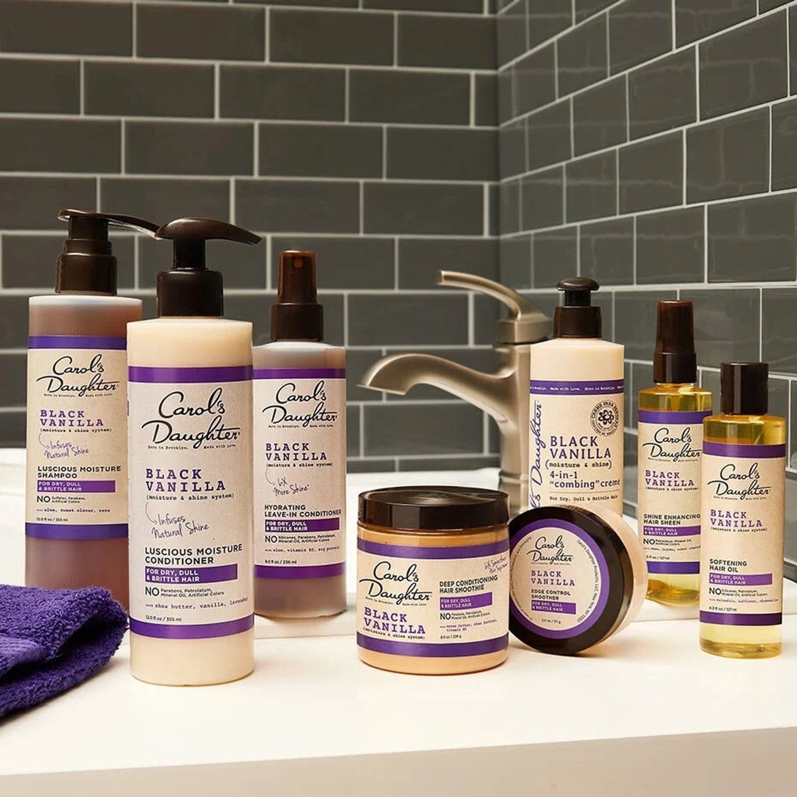 Carol's Daughter Black Vanilla – Hair Oil & Hair Sheen – 4.3 oz - Beauty Exchange Beauty Supply