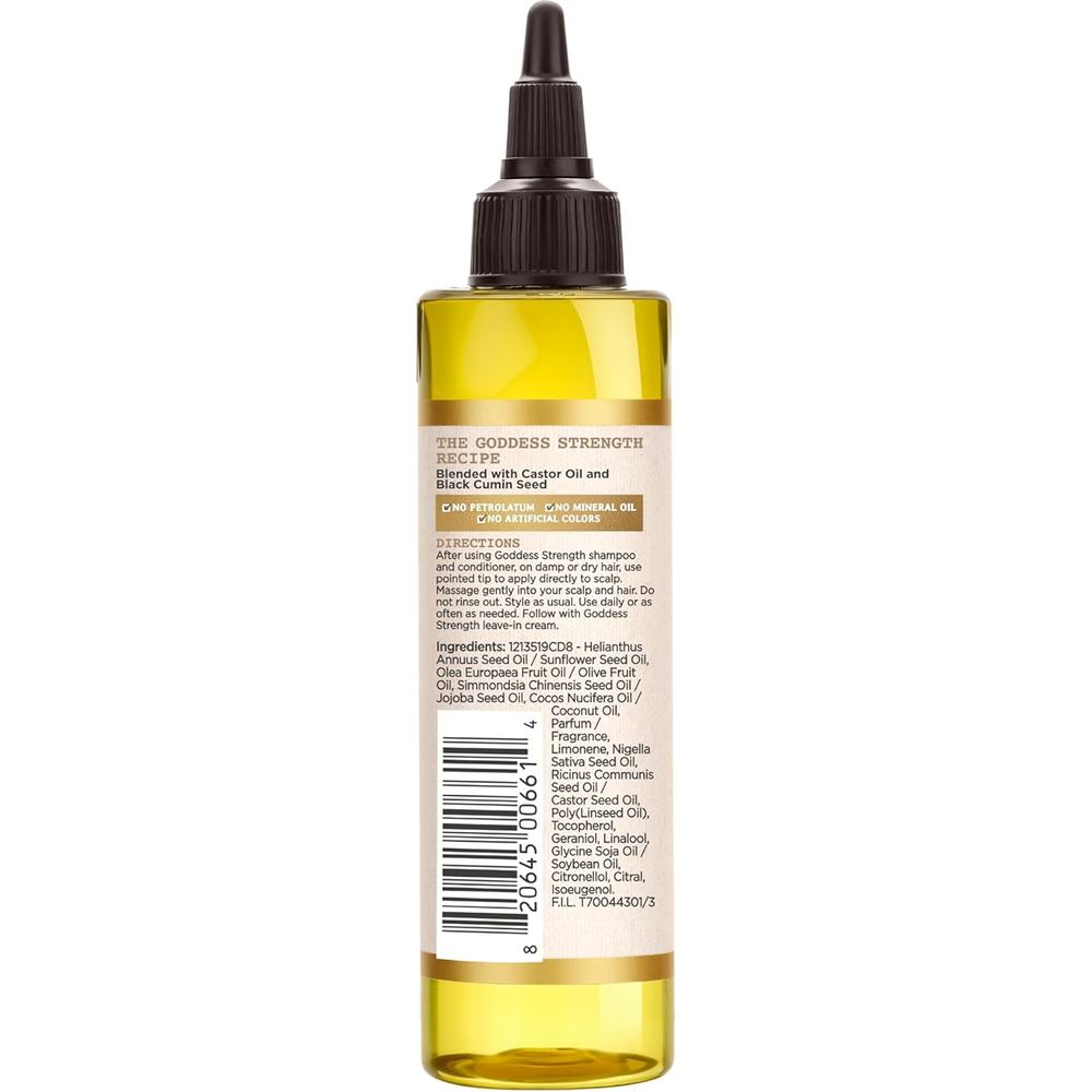 Carol’s Daughter Goddess Strength 7 Oil Blend Hair & Scalp Oil – 4.2oz | Strengthening Oil with Castor & Essential Oils - Beauty Exchange Beauty Supply