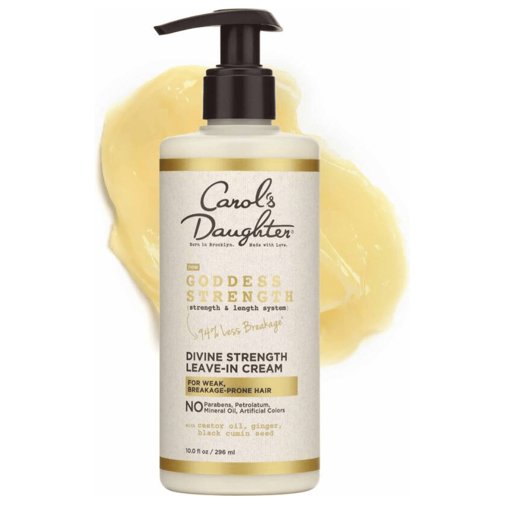 Carol’s Daughter Goddess Strength Leave - In Conditioner Cream – 10oz | Strength & Moisture for Curly & Wavy Hair - Beauty Exchange Beauty Supply