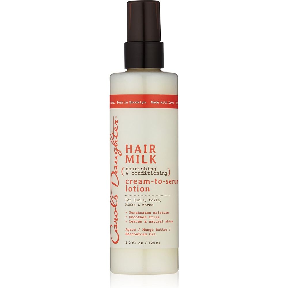 Carol’s Daughter Hair Milk Cream - to - Serum Lotion – 4.2oz | Frizz Control & Soft Hold for Curls, Coils & Waves - Beauty Exchange Beauty Supply