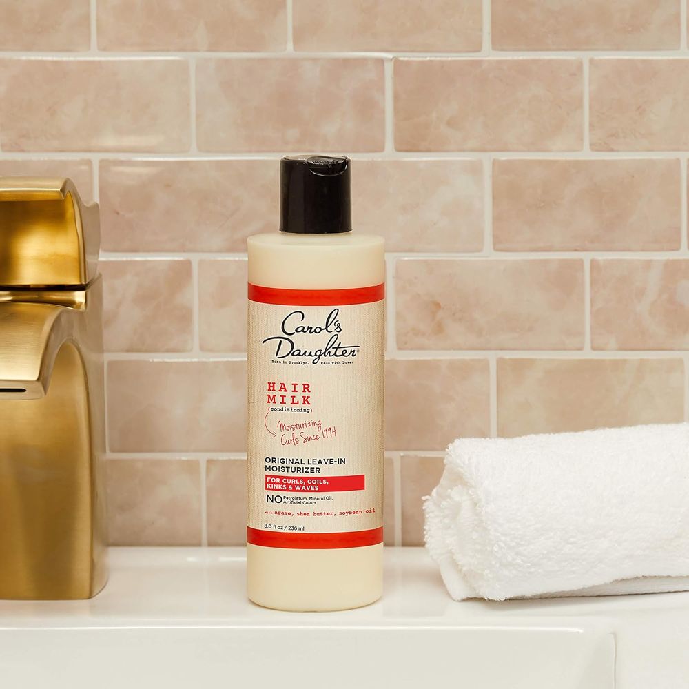 Carol’s Daughter Hair Milk Original Leave - In Moisturizer – 8oz | Daily Nourishment for Curls, Coils & Waves - Beauty Exchange Beauty Supply