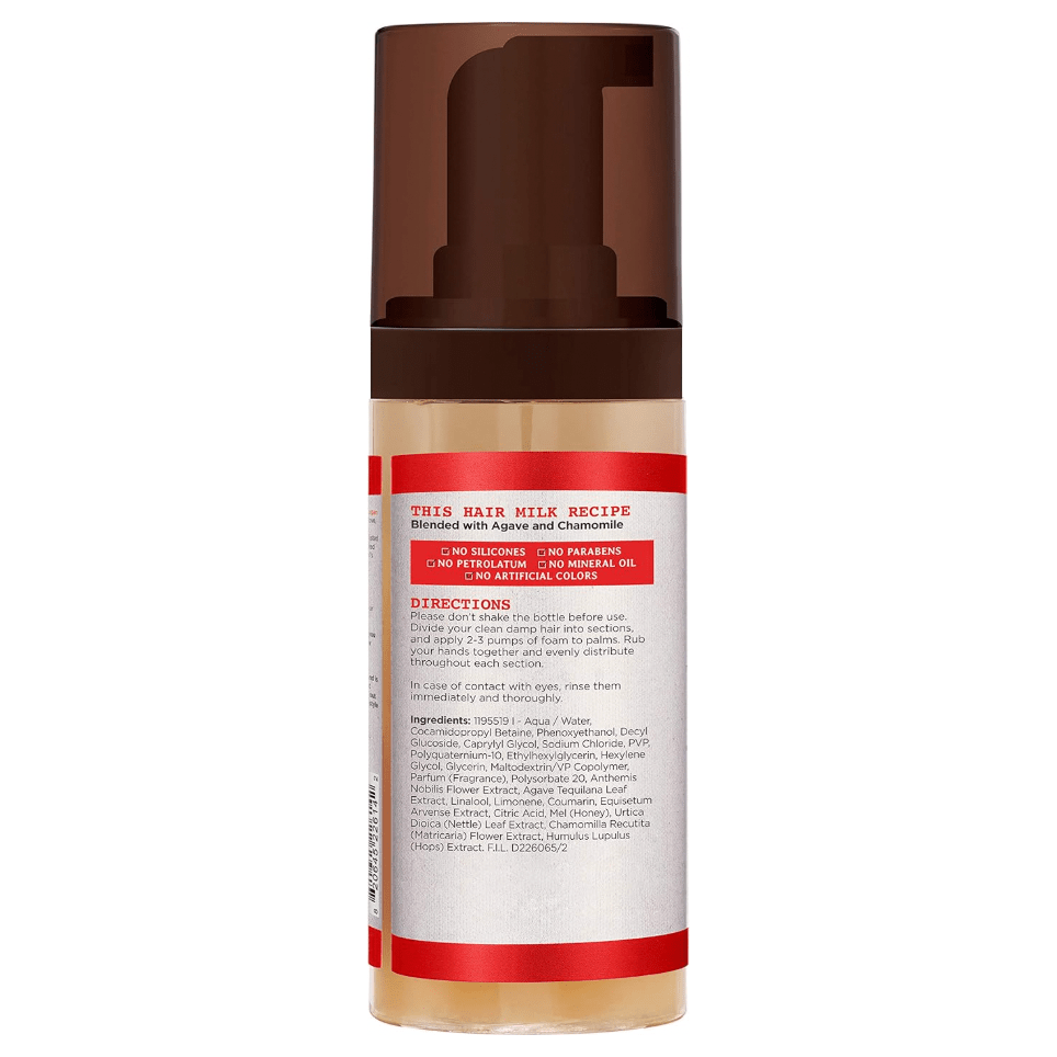 Carol's Daughter Hair Milk Styling Foam – 5.85oz | Lightweight Hold for Curls, Coils & Waves - Beauty Exchange Beauty Supply