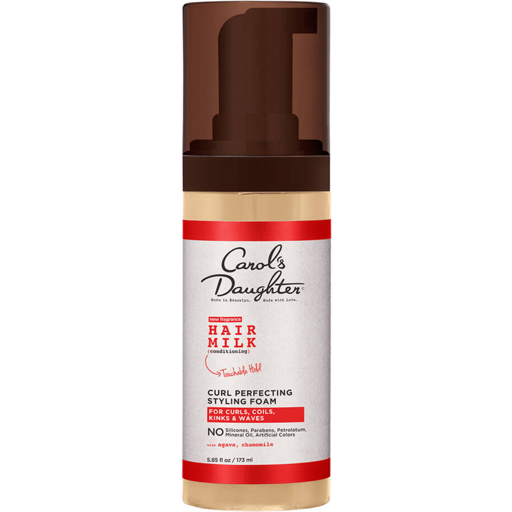 Carol's Daughter Hair Milk Styling Foam – 5.85oz | Lightweight Hold for Curls, Coils & Waves - Beauty Exchange Beauty Supply