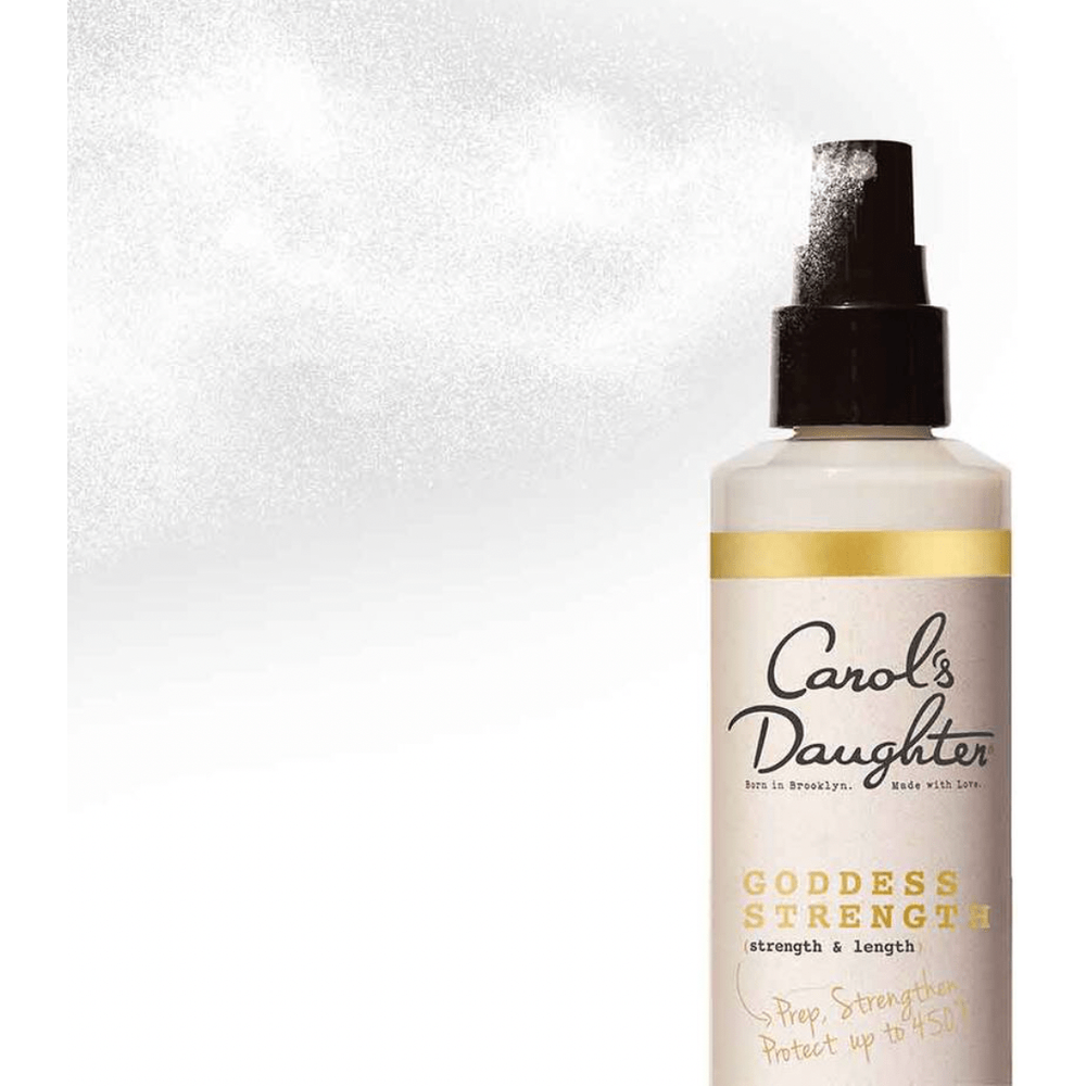 Carol's Daughter Leave In Conditioner, 8.5 Fluid Ounces, Goddess Strength Divine Strength Hair Milk with Castor Oil for Weak, Wavy, Coily and Curly Hair - Beauty Exchange Beauty Supply