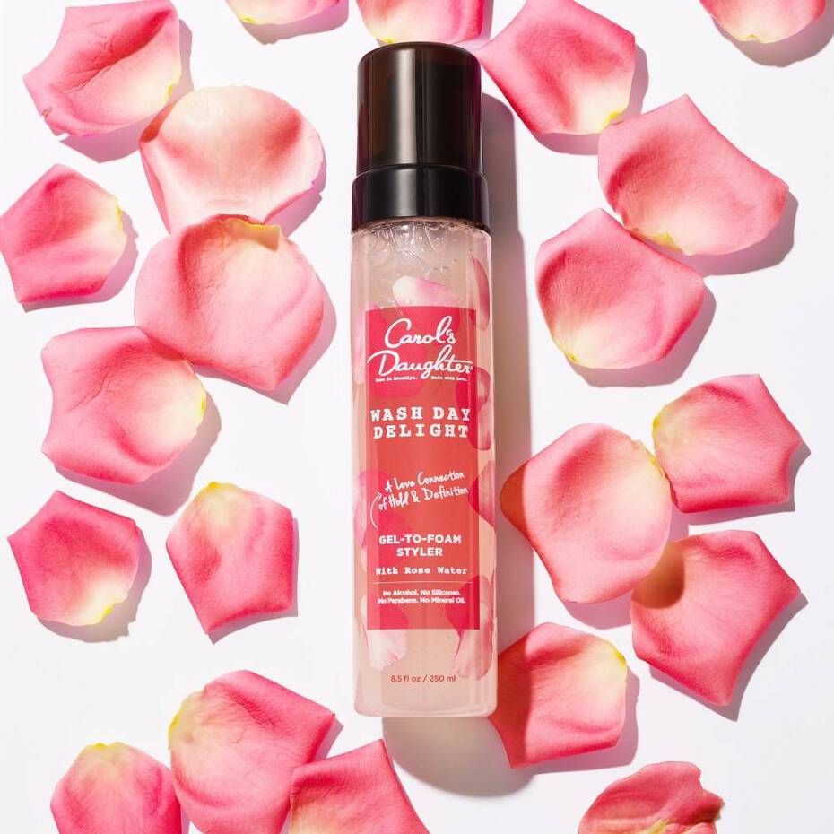 Carol’s Daughter Wash Day Delight Gel - To - Foam Styler with Rose Water | Lightweight Styling Foam for Curls, Coils & Natural Hair with Soft Hold & Moisture – 8.5 fl oz - Beauty Exchange Beauty Supply