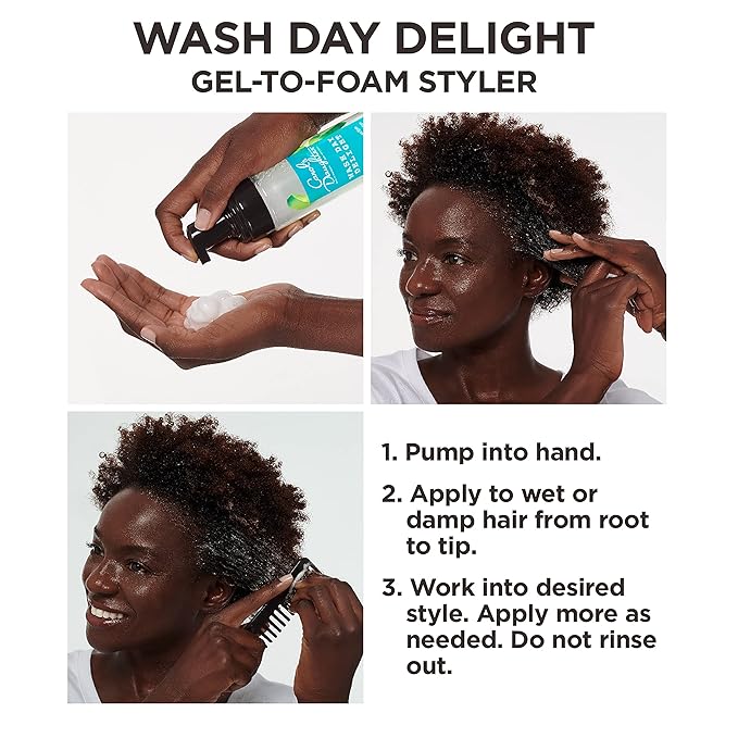Carol’s Daughter Wash Day Delight Hair Gel - to - Foam Mousse - Beauty Exchange Beauty Supply