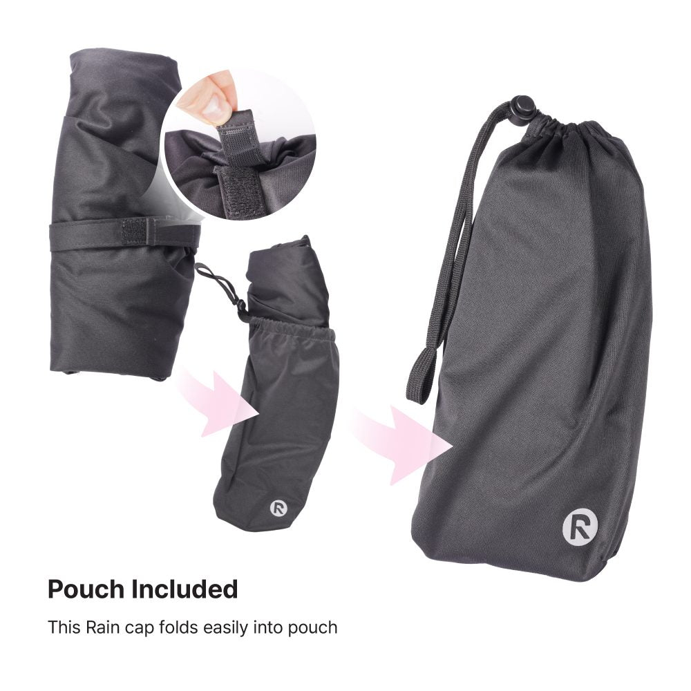 Red by Kiss Satin Lined Rain Cap 100% Waterproof