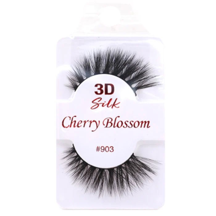 Cherry Blossom 3D Silk Lashes – Styles 901 to 952 | 100% Human Hair, Lightweight, Natural Volume, Reusable & Comfortable Fit - Beauty Exchange Beauty Supply