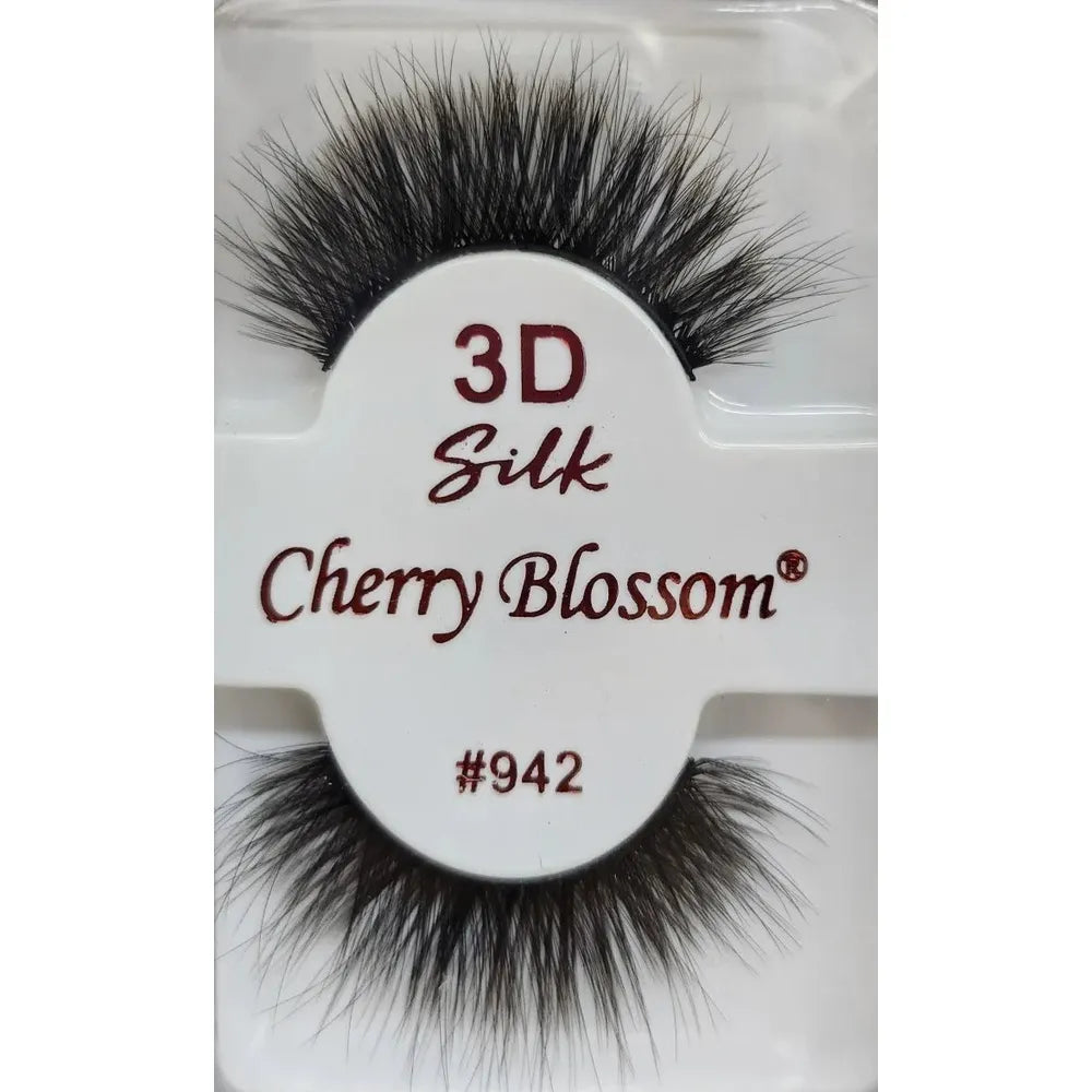 Cherry Blossom 3D Silk Lashes – Styles 901 to 952 | 100% Human Hair, Lightweight, Natural Volume, Reusable & Comfortable Fit - Beauty Exchange Beauty Supply