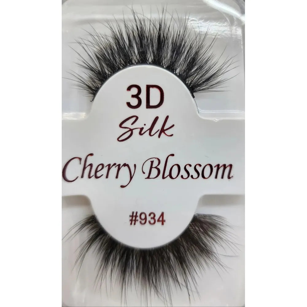 Cherry Blossom 3D Silk Lashes – Styles 901 to 952 | 100% Human Hair, Lightweight, Natural Volume, Reusable & Comfortable Fit - Beauty Exchange Beauty Supply