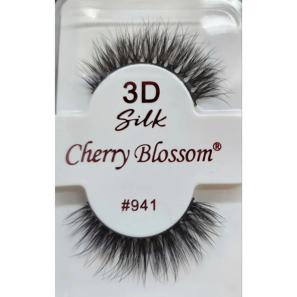Cherry Blossom 3D Silk Lashes – Styles 901 to 952 | 100% Human Hair, Lightweight, Natural Volume, Reusable & Comfortable Fit - Beauty Exchange Beauty Supply