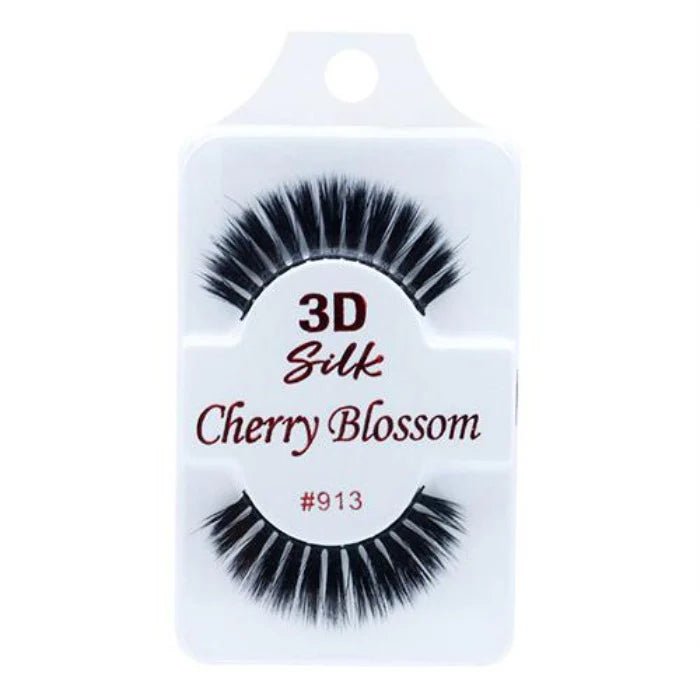 Cherry Blossom 3D Silk Lashes – Styles 901 to 952 | 100% Human Hair, Lightweight, Natural Volume, Reusable & Comfortable Fit - Beauty Exchange Beauty Supply