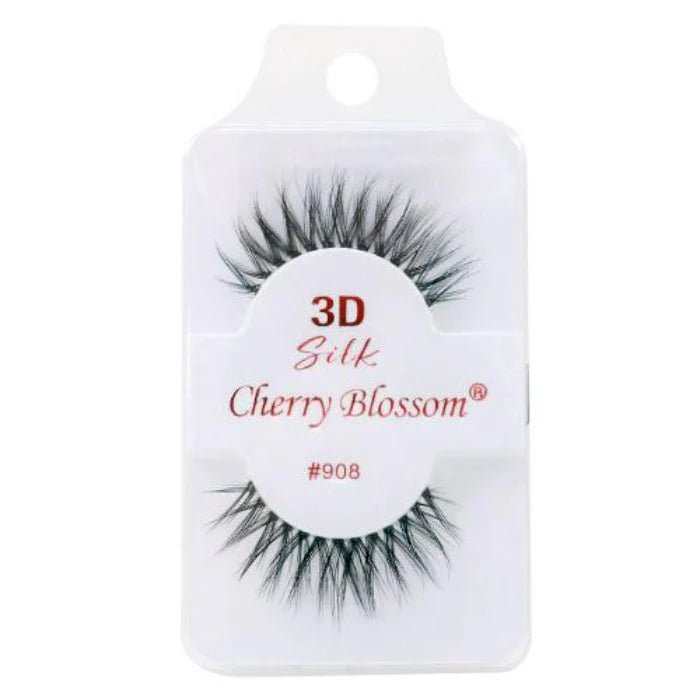 Cherry Blossom 3D Silk Lashes – Styles 901 to 952 | 100% Human Hair, Lightweight, Natural Volume, Reusable & Comfortable Fit - Beauty Exchange Beauty Supply