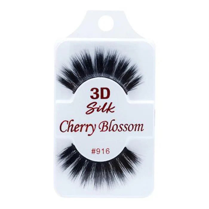 Cherry Blossom 3D Silk Lashes – Styles 901 to 952 | 100% Human Hair, Lightweight, Natural Volume, Reusable & Comfortable Fit - Beauty Exchange Beauty Supply