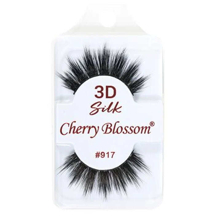 Cherry Blossom 3D Silk Lashes – Styles 901 to 952 | 100% Human Hair, Lightweight, Natural Volume, Reusable & Comfortable Fit - Beauty Exchange Beauty Supply