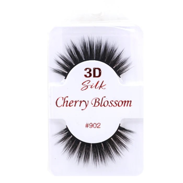 Cherry Blossom 3D Silk Lashes – Styles 901 to 952 | 100% Human Hair, Lightweight, Natural Volume, Reusable & Comfortable Fit - Beauty Exchange Beauty Supply
