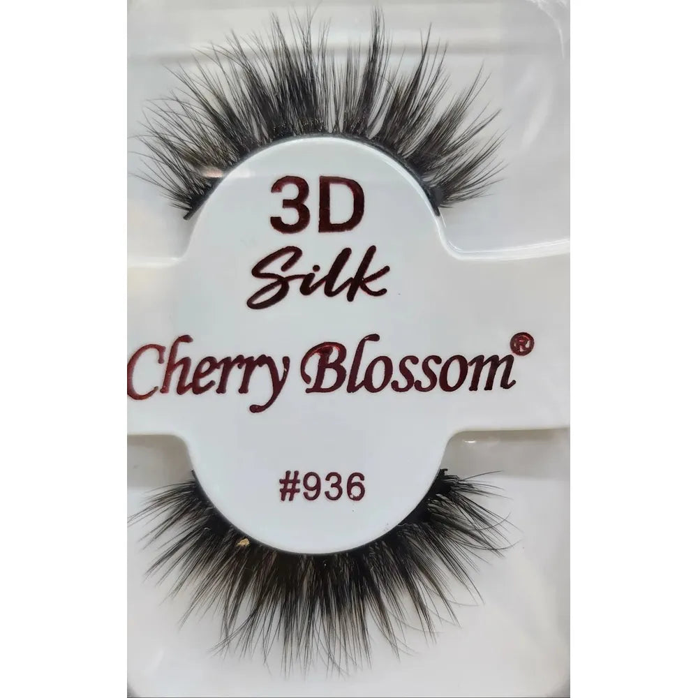 Cherry Blossom 3D Silk Lashes – Styles 901 to 952 | 100% Human Hair, Lightweight, Natural Volume, Reusable & Comfortable Fit - Beauty Exchange Beauty Supply
