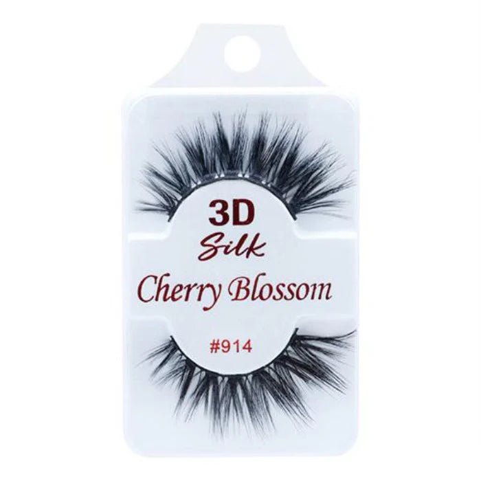 Cherry Blossom 3D Silk Lashes – Styles 901 to 952 | 100% Human Hair, Lightweight, Natural Volume, Reusable & Comfortable Fit - Beauty Exchange Beauty Supply