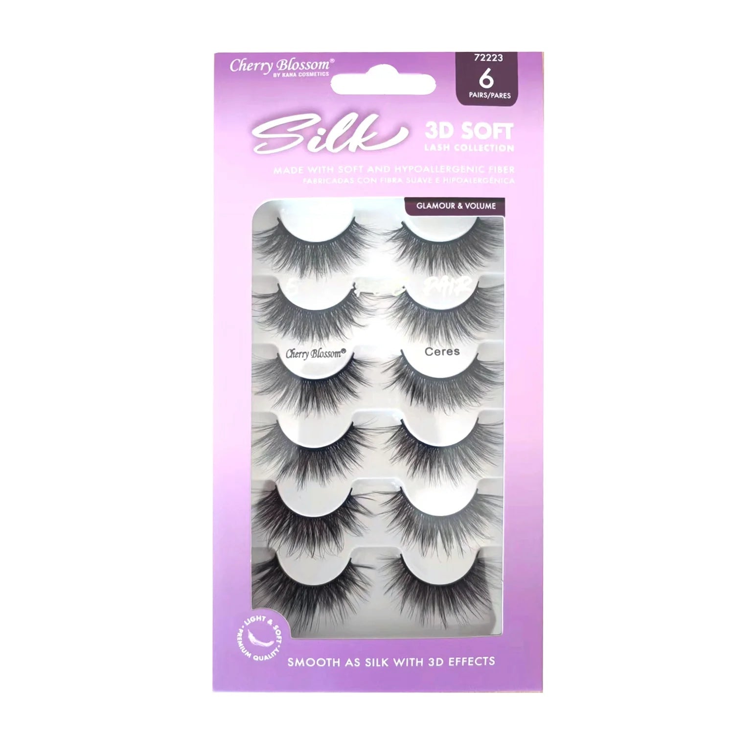 Cherry Blossom Silk 3D Soft Lashes – 5+1 Free Pair - Beauty Exchange Beauty Supply