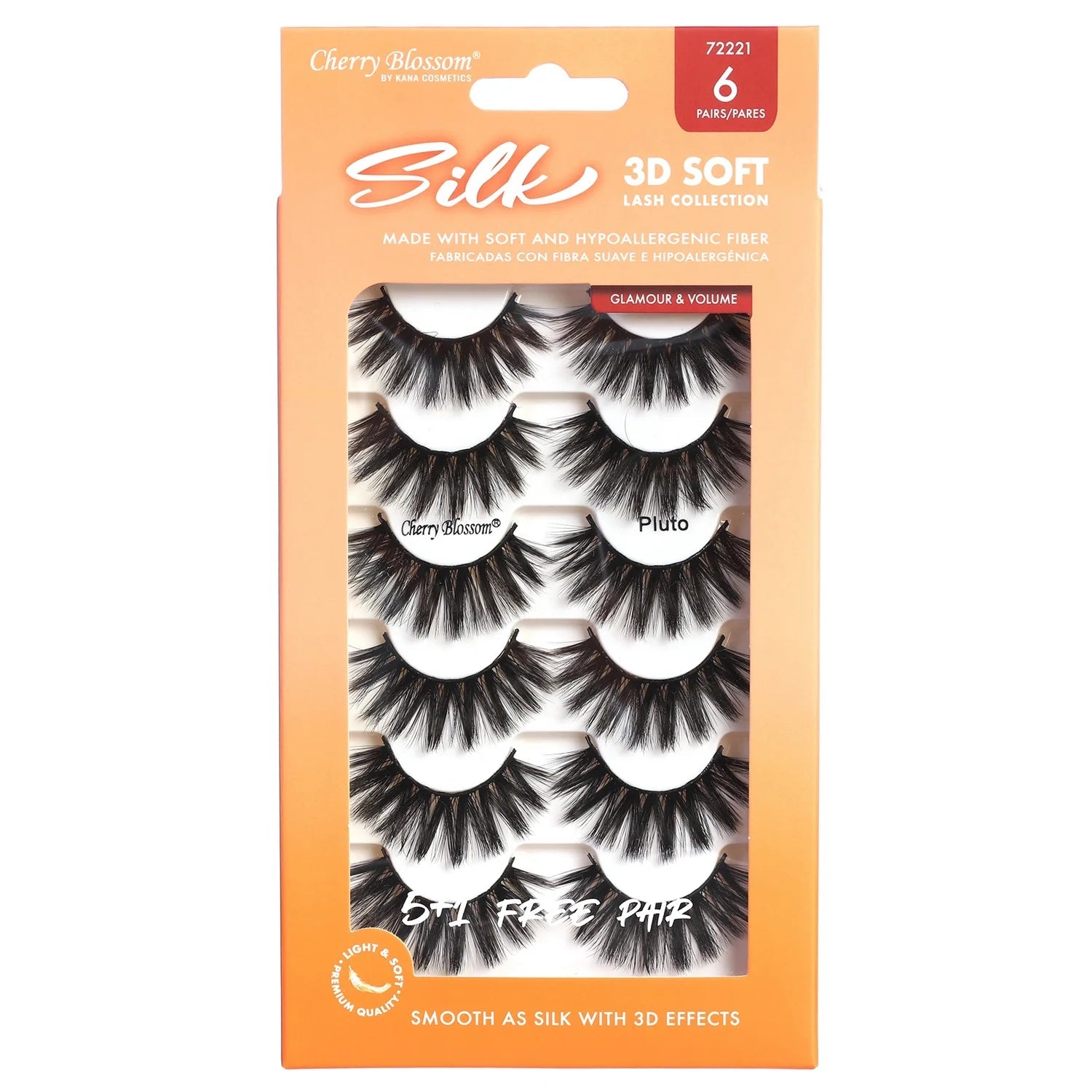 Cherry Blossom Silk 3D Soft Lashes – 5+1 Free Pair - Beauty Exchange Beauty Supply