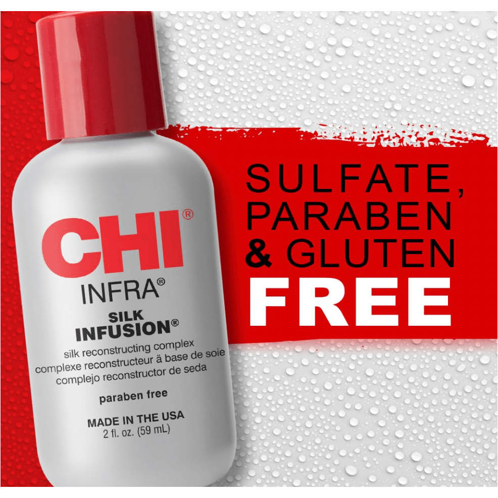 CHI Infra Silk Infusion – Travel - Size Leave - In Treatment – Smooths, Protects & Adds Shine – 2 oz - Beauty Exchange Beauty Supply