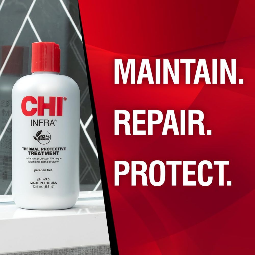CHI Infra Thermal Protective Treatment – Strengthens, Smooths & Shields from Heat – 12 oz - Beauty Exchange Beauty Supply