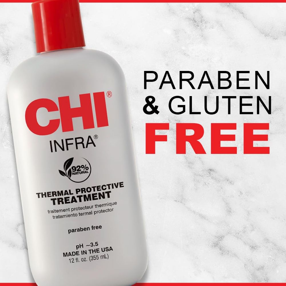 CHI Infra Thermal Protective Treatment – Strengthens, Smooths & Shields from Heat – 12 oz - Beauty Exchange Beauty Supply