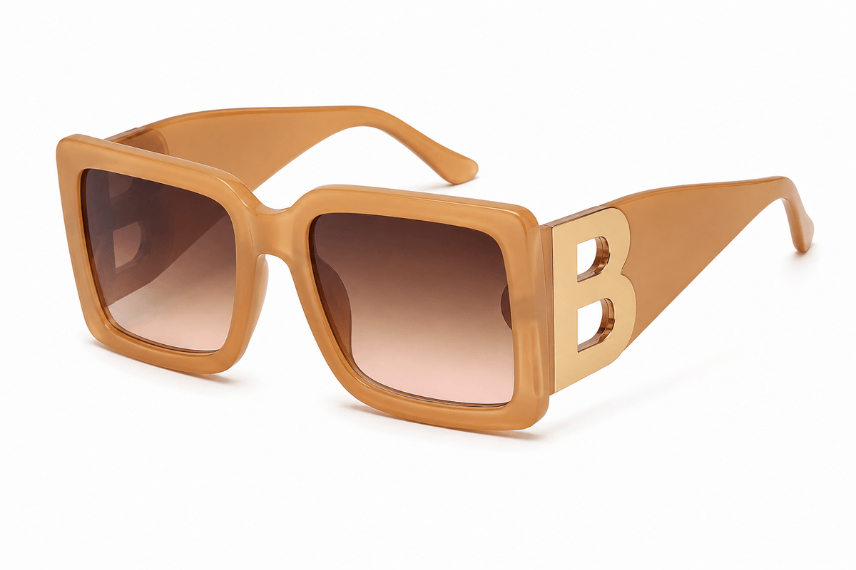 Chic Looks Square B-Detail Sunglasses – EA1603 - Beauty Exchange Beauty Supply
