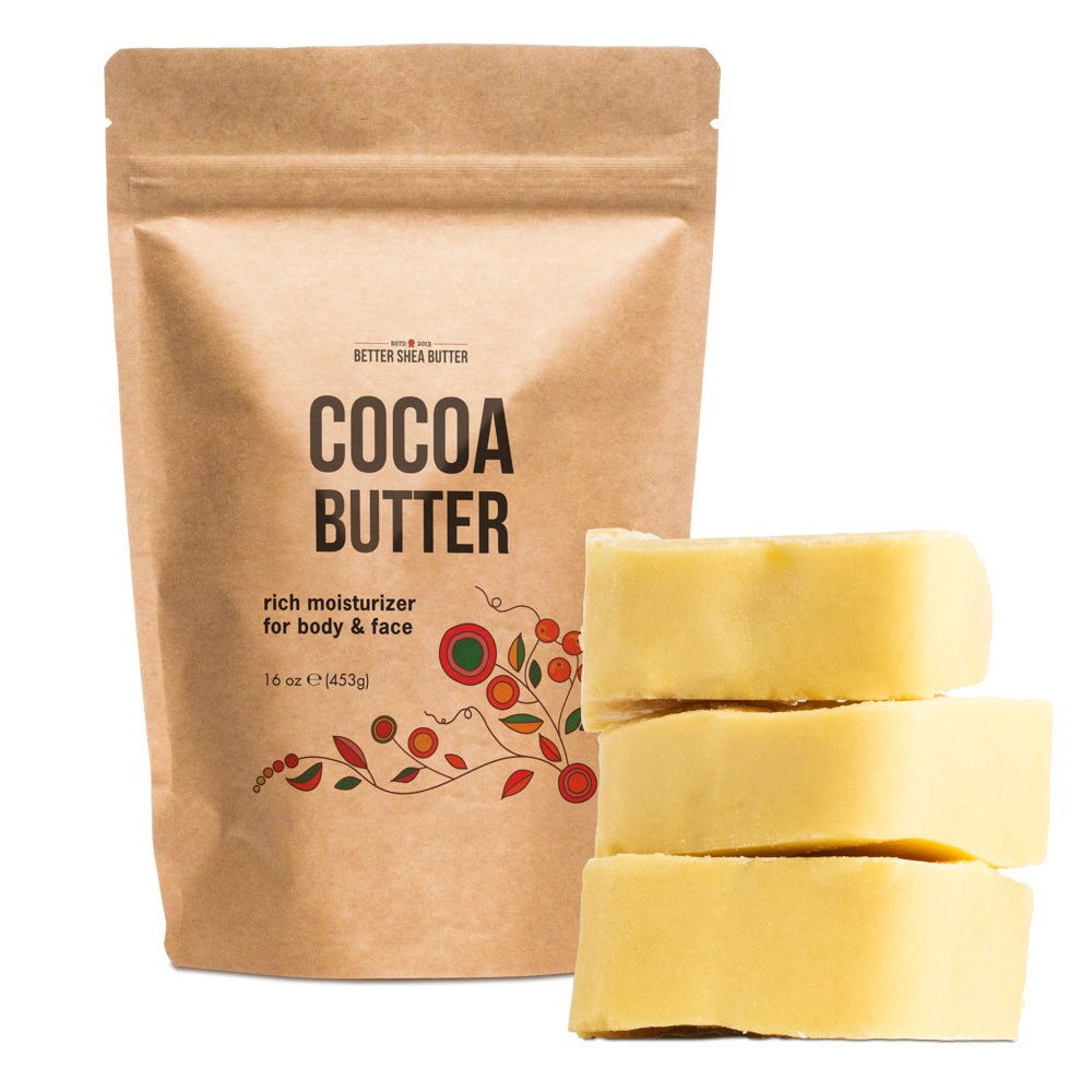 Choice of Nature Unrefined Cocoa Butter Bar – 16oz Bar - Beauty Exchange Beauty Supply