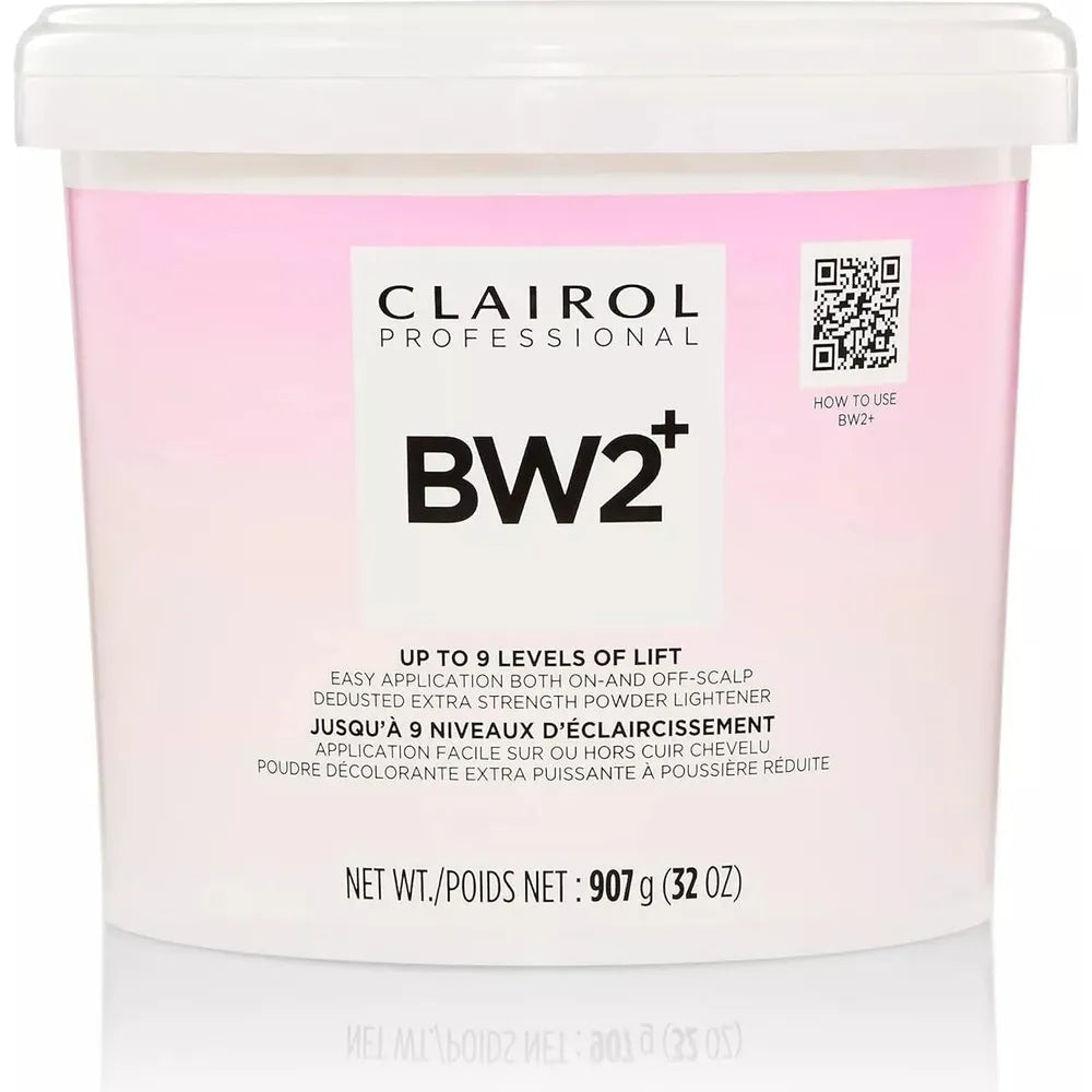 Clairol Professional BW2+ Extra Strength Powder Lightener | Up to 9 Levels of Lift for Hair Highlights & Lightening - Beauty Exchange Beauty Supply