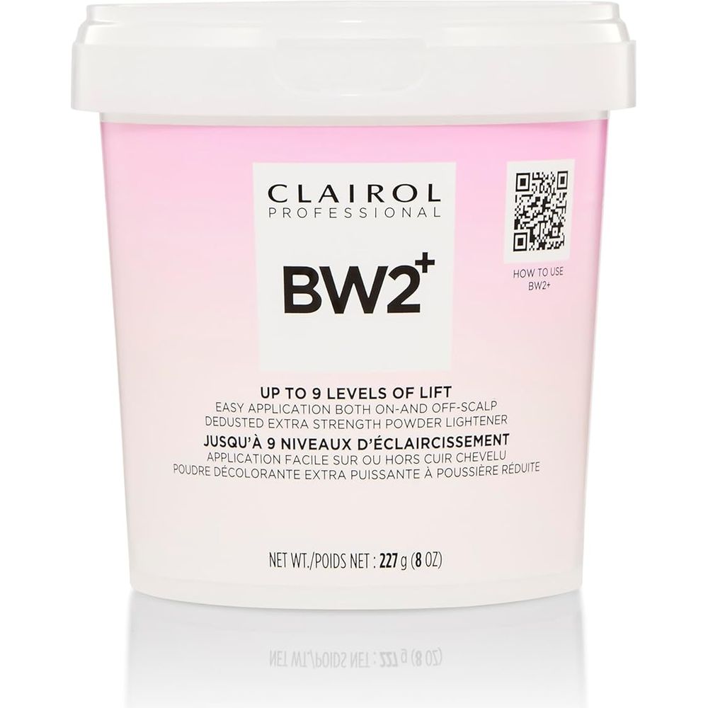 Clairol Professional BW2+ Extra Strength Powder Lightener | Up to 9 Levels of Lift for Hair Highlights & Lightening - Beauty Exchange Beauty Supply