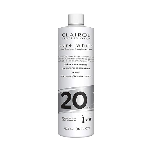 Clairol Professional Pure White Creme Hair Developers - Lightening & Gray Coverage | 10, 20, 30, 40 Volume | 16oz - Beauty Exchange Beauty Supply