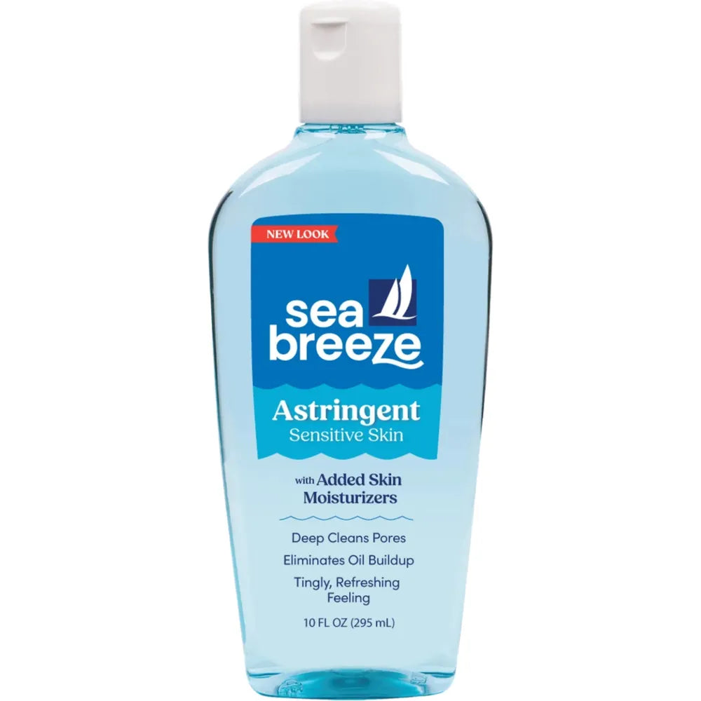 Classic Clean - Sea Breeze Astringent – Original & Sensitive Skin Formula | Deep Clean - Tingling | Refreshing Feeling | 10Oz/295ml | - Beauty Exchange Beauty Supply