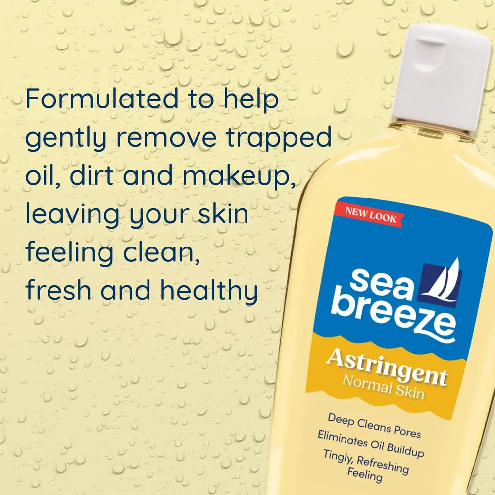 Classic Clean - Sea Breeze Astringent – Original & Sensitive Skin Formula | Deep Clean - Tingling | Refreshing Feeling | 10Oz/295ml | - Beauty Exchange Beauty Supply