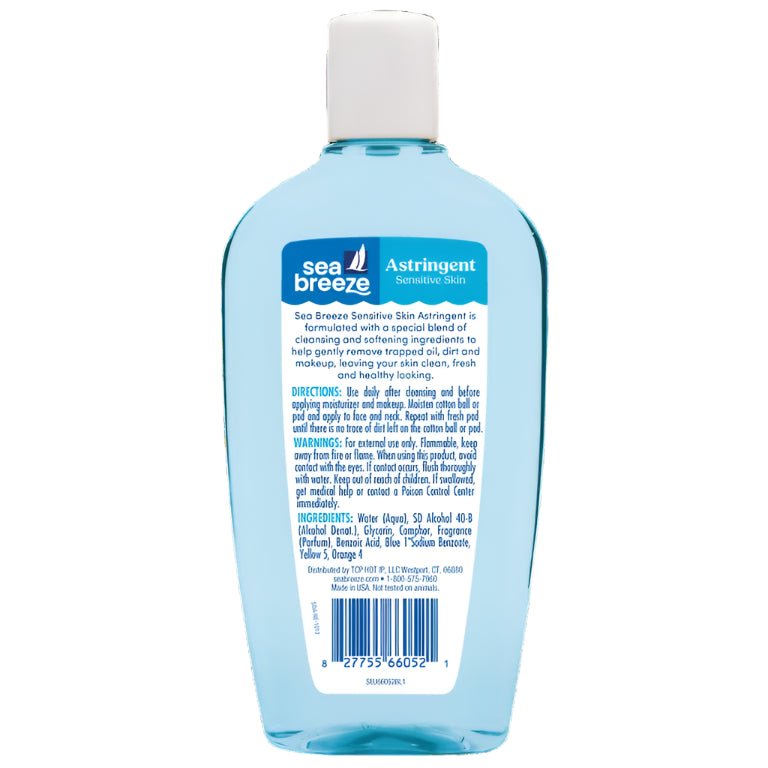 Classic Clean - Sea Breeze Astringent – Original & Sensitive Skin Formula | Deep Clean - Tingling | Refreshing Feeling | 10Oz/295ml | - Beauty Exchange Beauty Supply