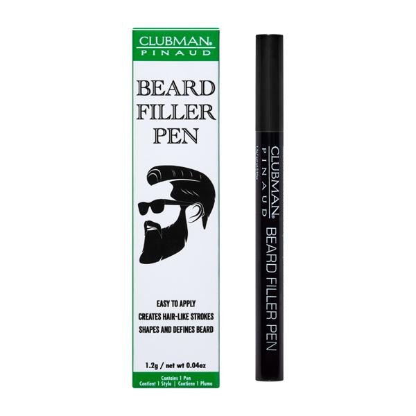 Clubman Beard Filler Pen – Black & Dark Brown, 1.2g - Beauty Exchange Beauty Supply