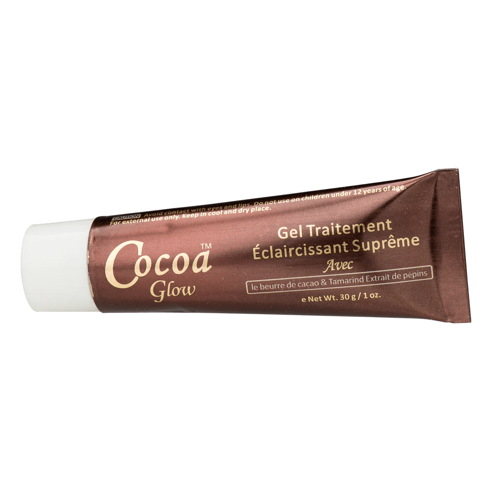 Cocoa Glow - Supreme | Exfoliating Purifying Gel | Skin Lightening | Cocoa Butter | Tamarind Extract | 1oz | - Beauty Exchange Beauty Supply
