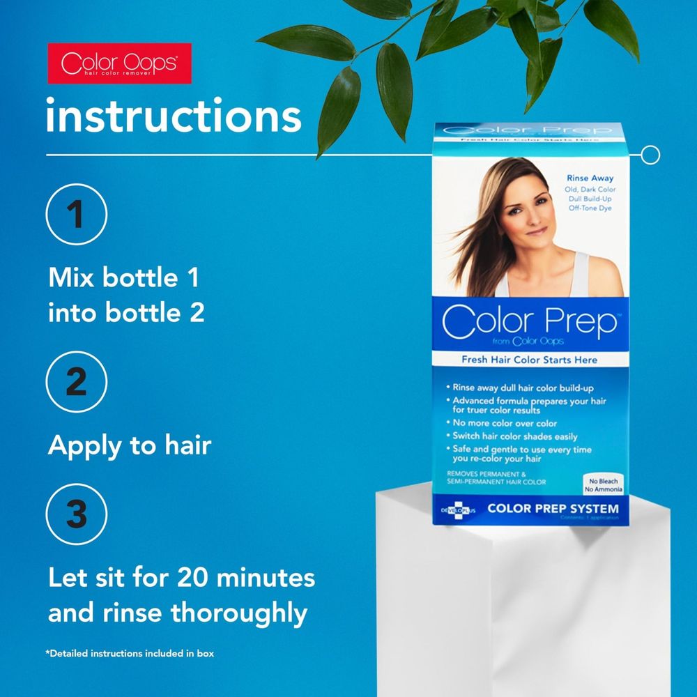 Color Oops Hair Color Prep – Build - Up Treatment & Clarifying System for New Hair Dye - Beauty Exchange Beauty Supply