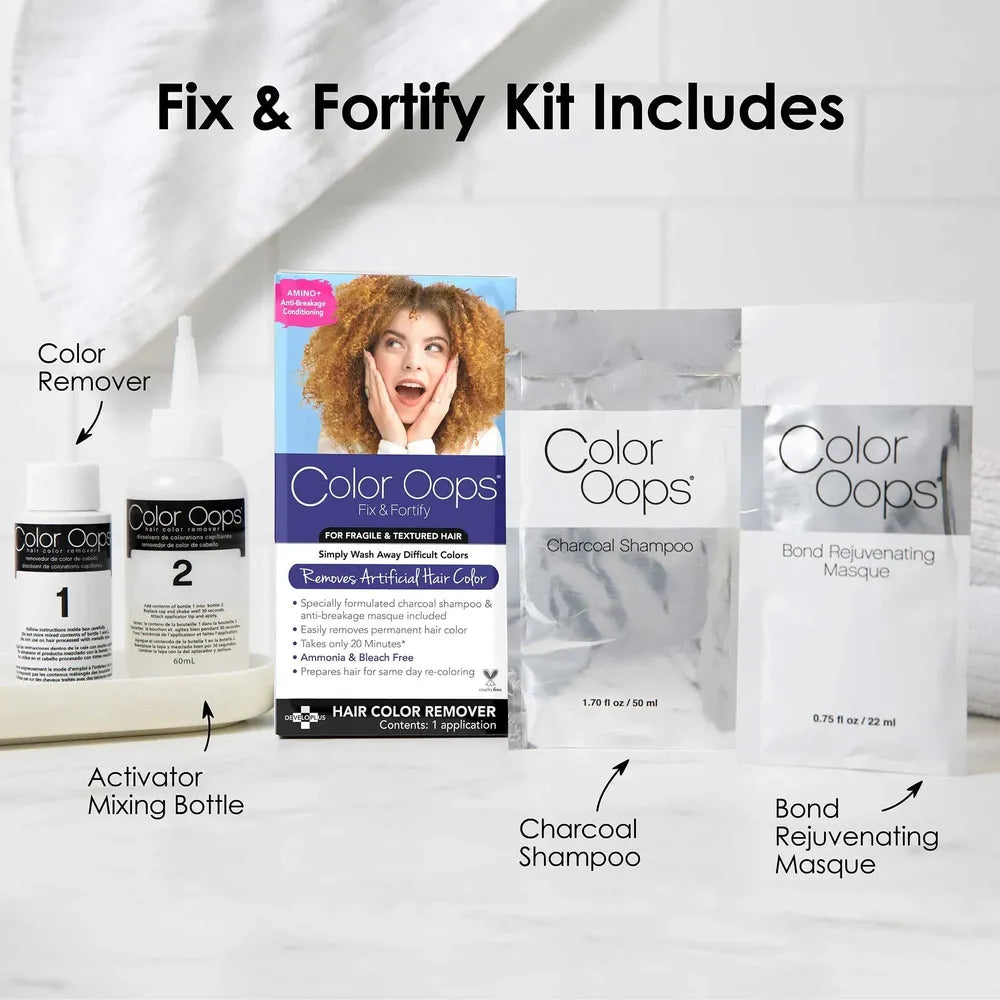 Color Oops Hair Color Remover – 4 fl oz (Extra Strength / Extra Conditioning / For Fragile & Textured Hair) - Beauty Exchange Beauty Supply