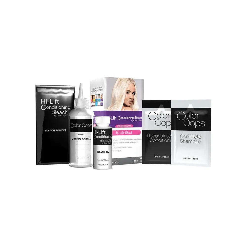 Color Oops Hi - Lift Conditioning Bleach – Ammonia - Free with Coconut Oil (1 Application) - Beauty Exchange Beauty Supply