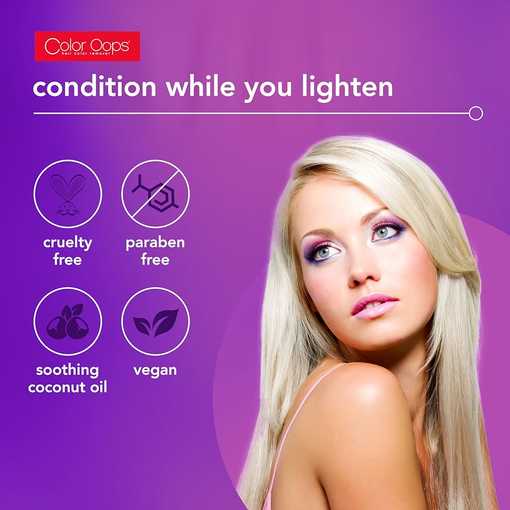 Color Oops Hi - Lift Conditioning Bleach – Ammonia - Free with Coconut Oil (1 Application) - Beauty Exchange Beauty Supply