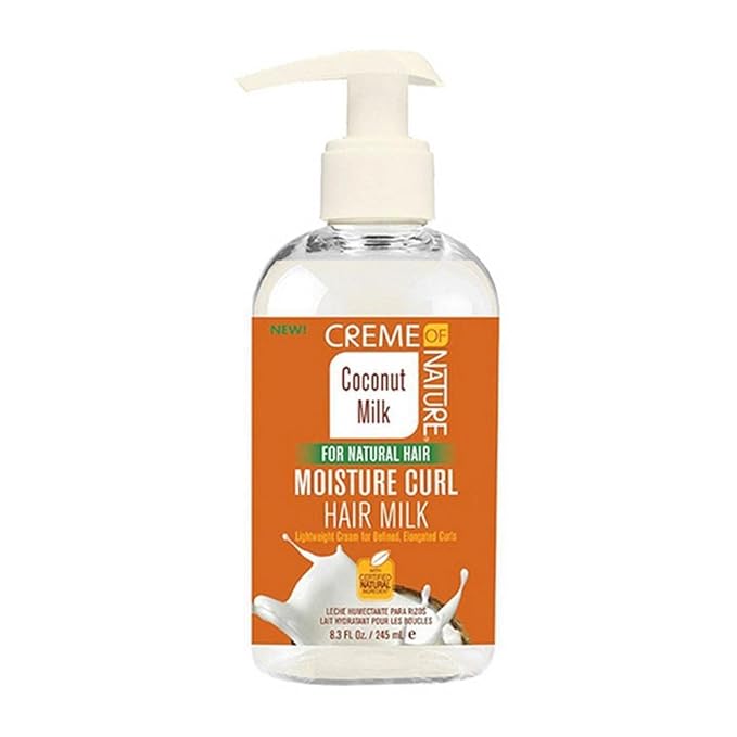 Creme of Nature Coconut Milk Moisture Curl Hair Milk Lightweight Moisturizer for Defined, Elongated Curls | 8.3 oz - Beauty Exchange Beauty Supply