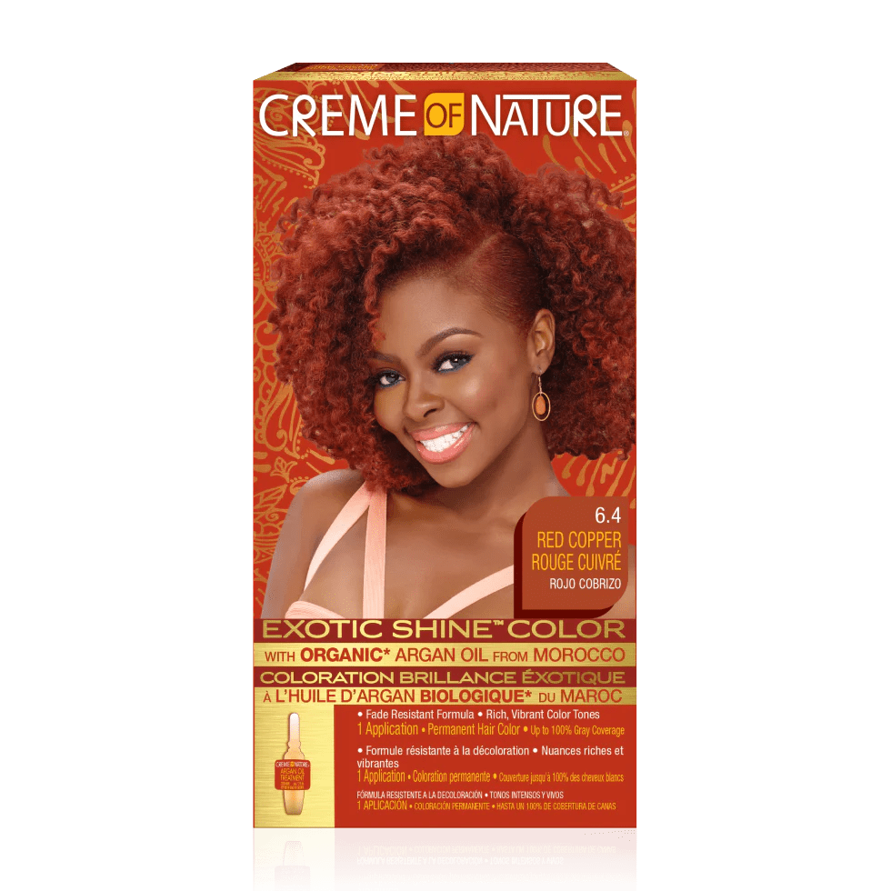 Creme of Nature Exotic Shine Permanent Hair Color with Argan Oil – Vibrant, Nourishing Color (11 Radiant Shades) - Beauty Exchange Beauty Supply