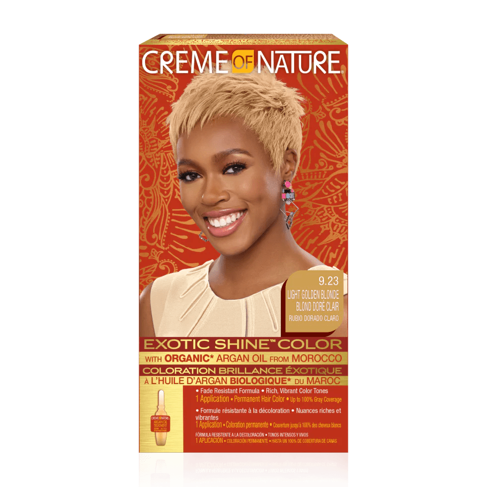 Creme of Nature Exotic Shine Permanent Hair Color with Argan Oil – Vibrant, Nourishing Color (11 Radiant Shades) - Beauty Exchange Beauty Supply