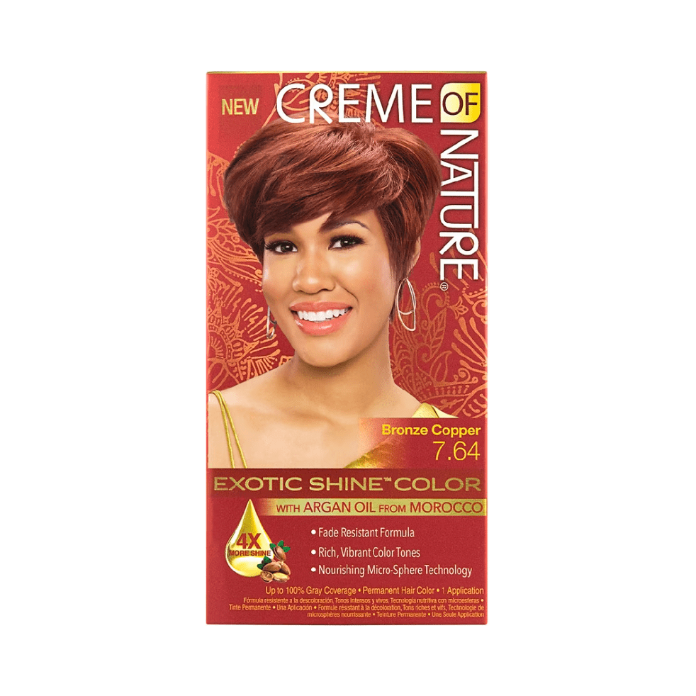 Creme of Nature Exotic Shine Permanent Hair Color with Argan Oil – Vibrant, Nourishing Color (11 Radiant Shades) - Beauty Exchange Beauty Supply