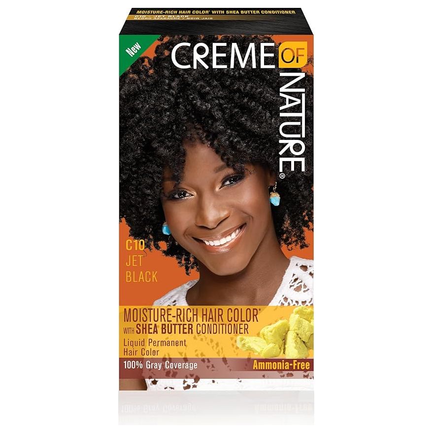 Creme of Nature Moisture - Rich Liquid Hair Color with Shea Butter Conditioner – Nourishing Permanent Color (10 Lush Shades) - Beauty Exchange Beauty Supply