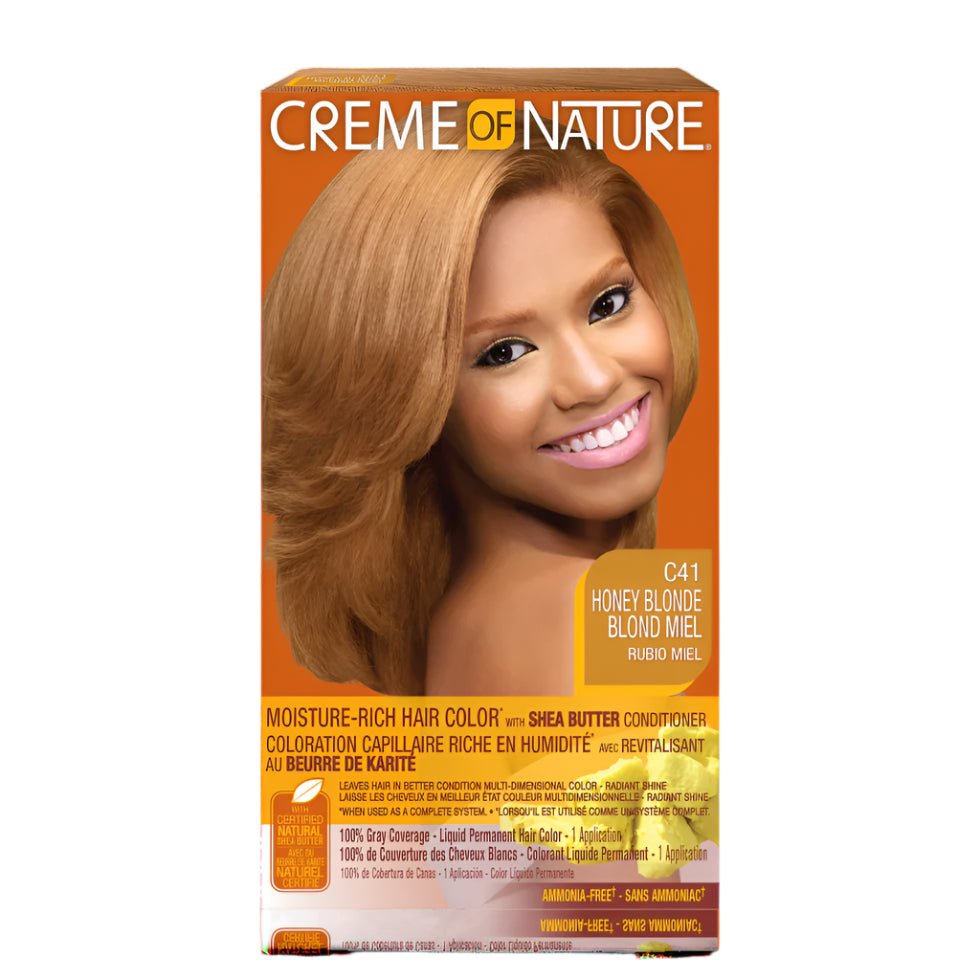 Creme of Nature Moisture - Rich Liquid Hair Color with Shea Butter Conditioner – Nourishing Permanent Color (10 Lush Shades) - Beauty Exchange Beauty Supply